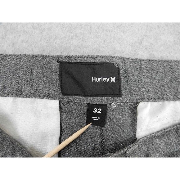 Hurley Cotton Blend Casual Shorts (Mens 32) Gray - Picture 3 of 5
